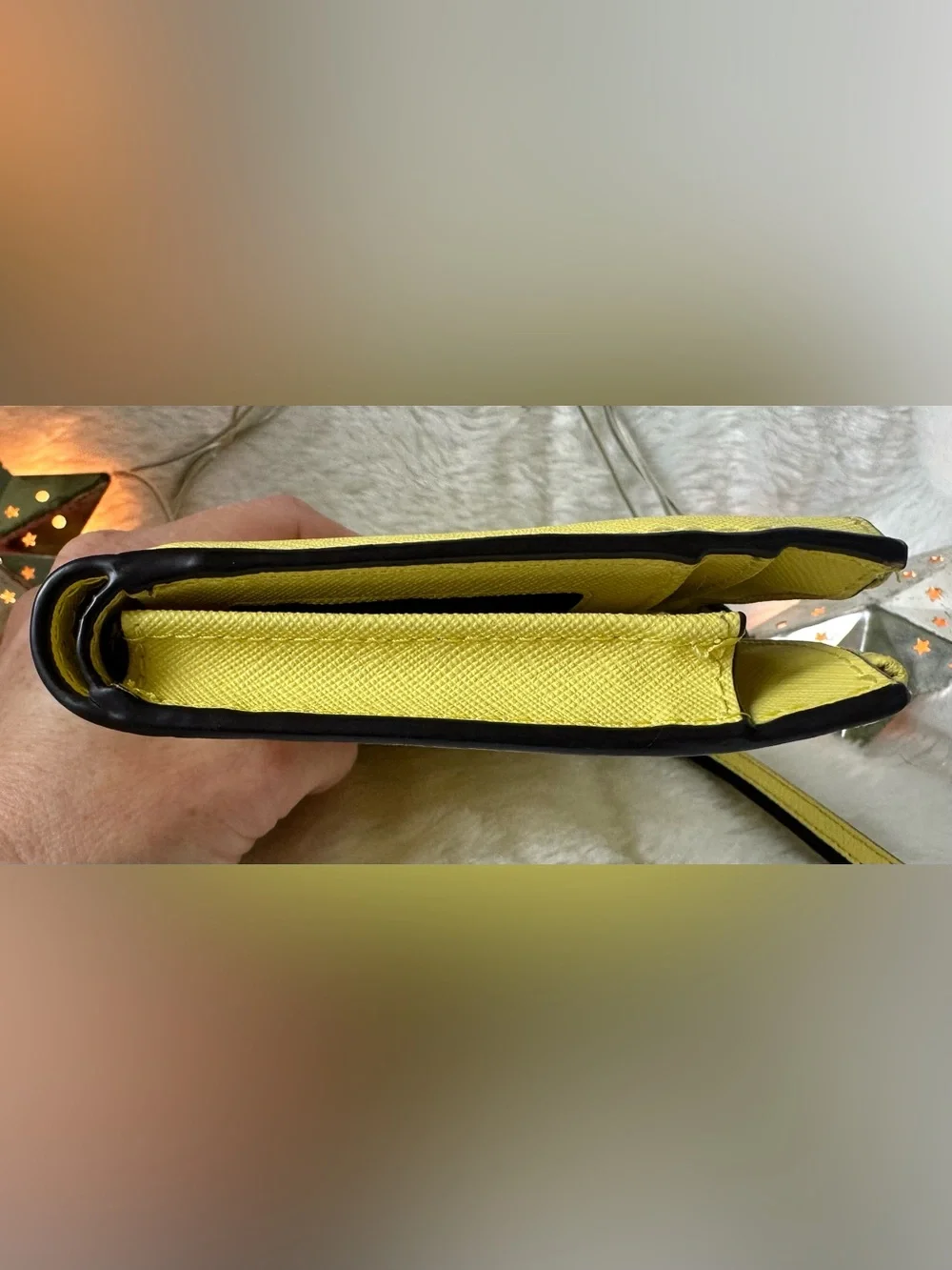 Michael Kors Lg. Jet Set Double Zip Saffiano Leather Wristlet/Clutch